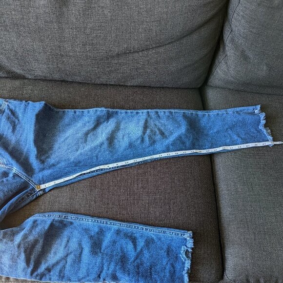 Maje High Waisted Exposed Button Fly Jeans - Size 40 FR / EU - Picture 10 of 12